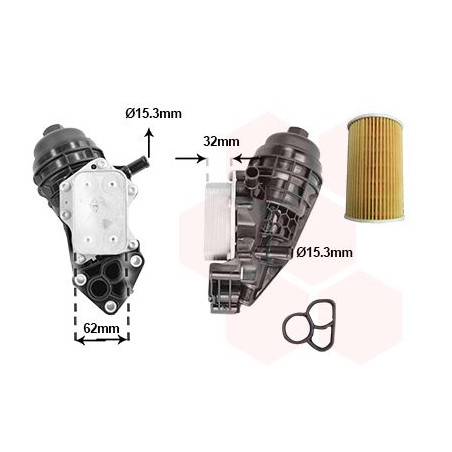 Radiateur huile pour moteur