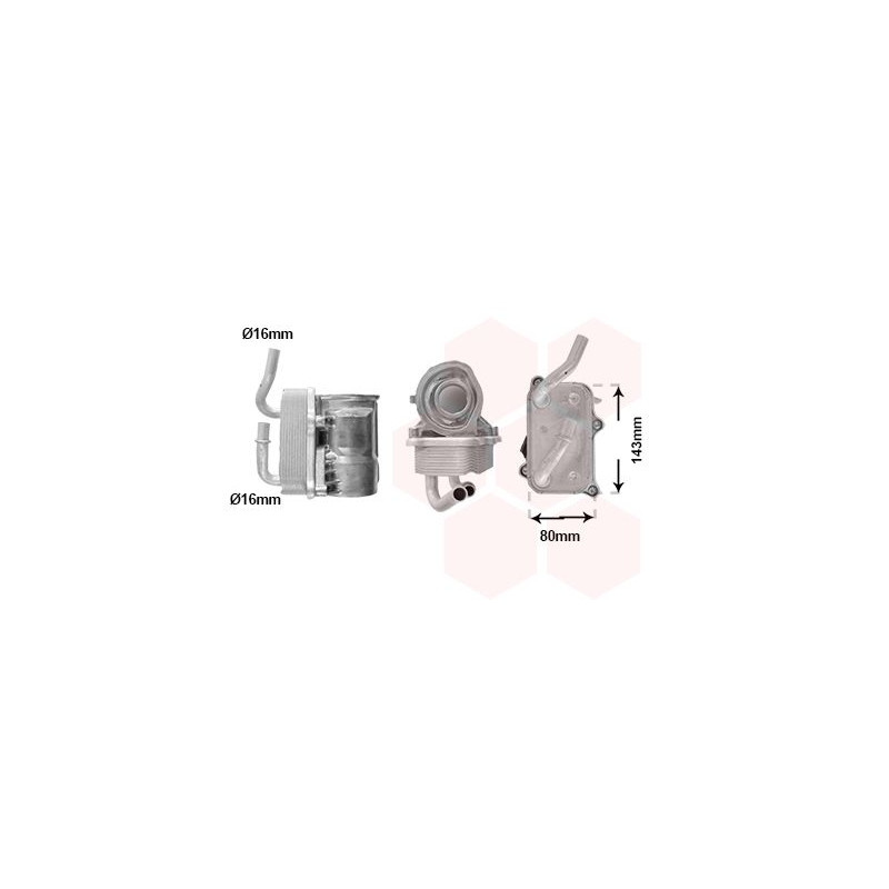 Radiateur huile pour moteur