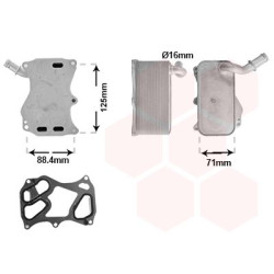 Radiateur huile pour moteur