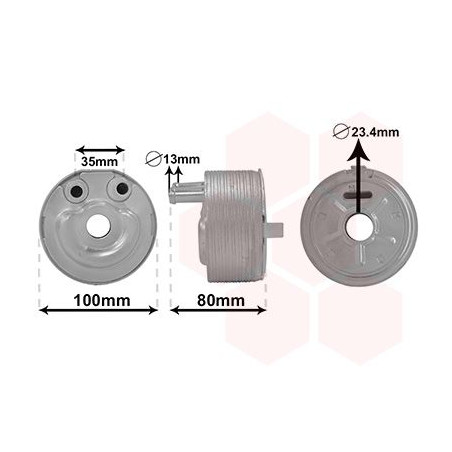 Radiateur huile pour moteur