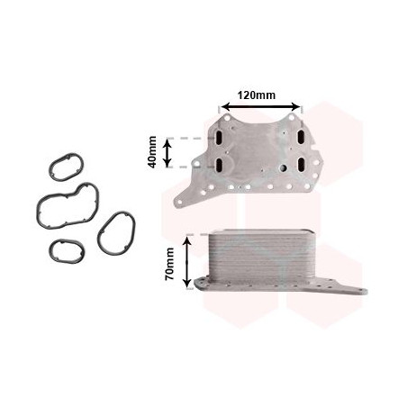 Radiateur huile pour moteur