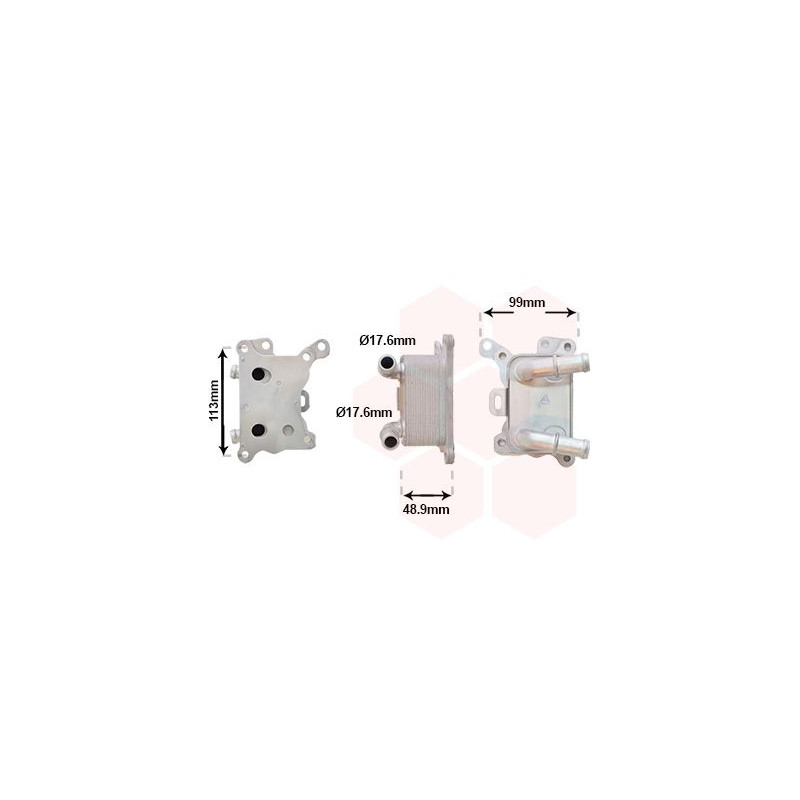Radiateur huile pour moteur