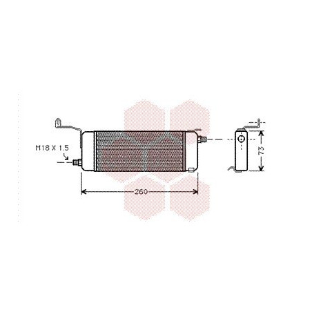Radiateur huile pour moteur