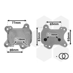 Radiateur huile pour moteur