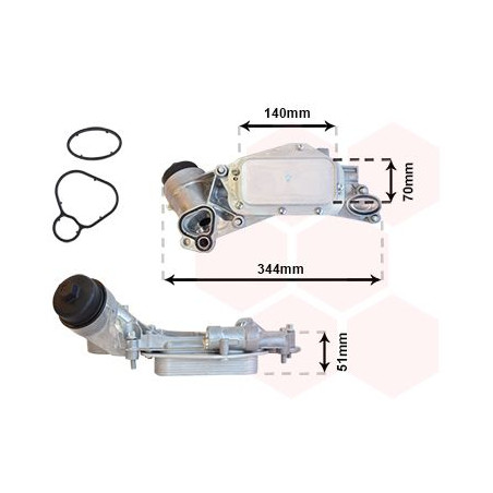 Radiateur huile pour moteur
