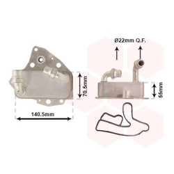 Radiateur huile pour moteur