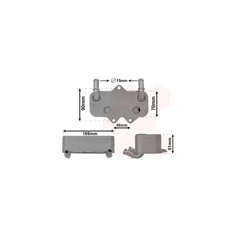 Radiateur huile pour moteur