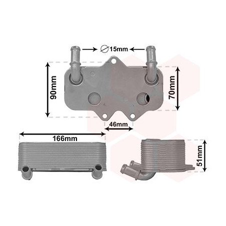 Radiateur huile pour moteur