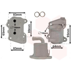 Radiateur huile pour moteur