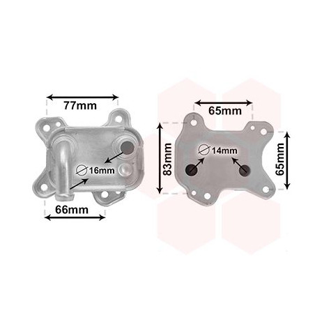 Radiateur huile pour moteur