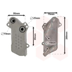 Radiateur huile pour moteur