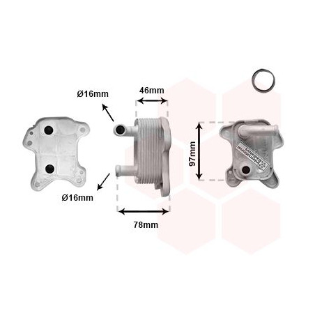 Radiateur huile pour moteur