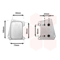 Radiateur huile pour moteur