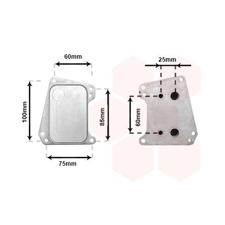 Radiateur huile pour moteur