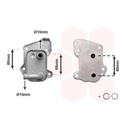 Radiateur huile pour moteur