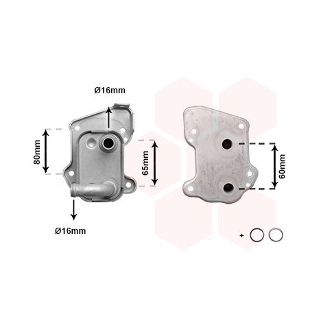 Radiateur huile pour moteur