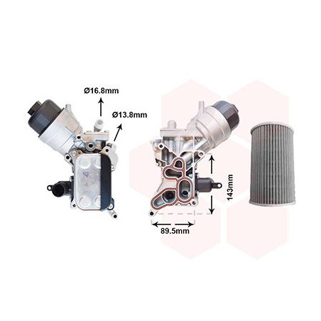 Radiateur huile pour moteur