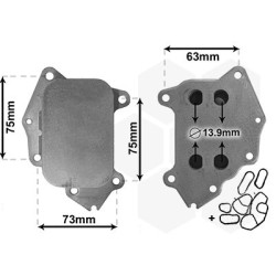 Radiateur huile pour moteur