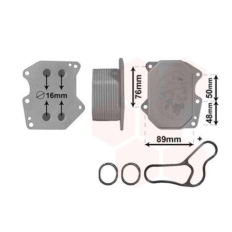 Radiateur huile pour moteur