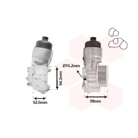 Radiateur huile pour moteur