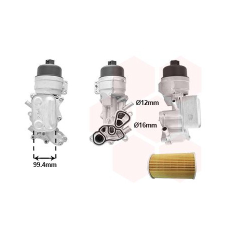 Radiateur huile pour moteur