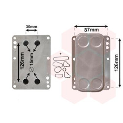 Radiateur huile pour moteur