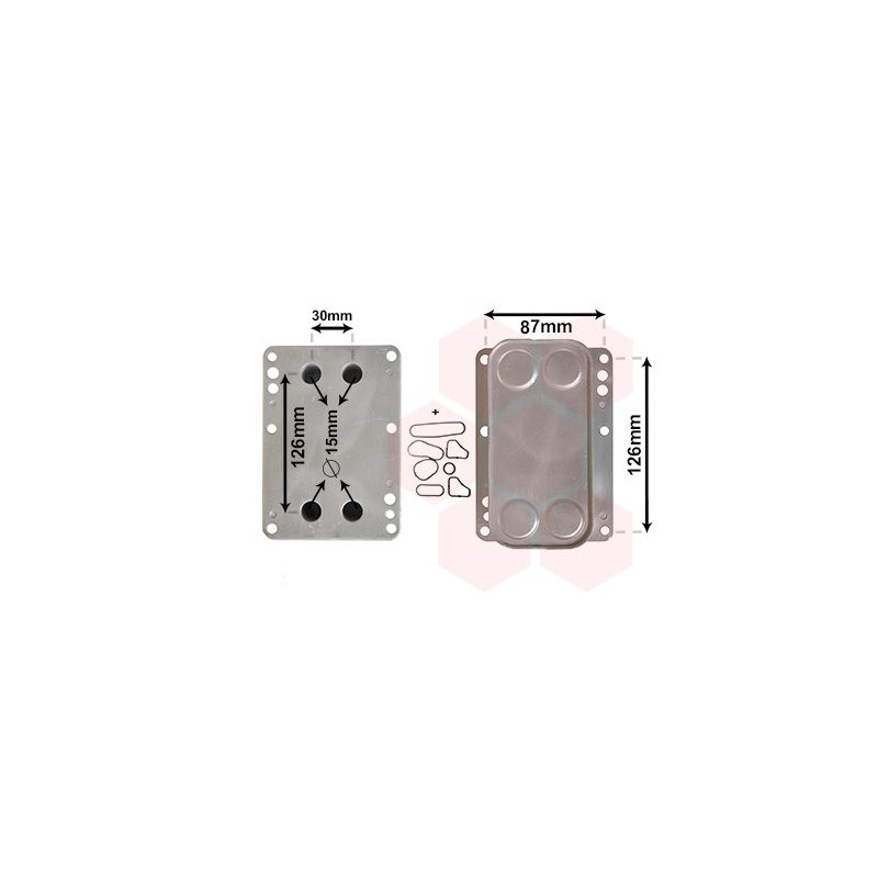 Radiateur huile pour moteur