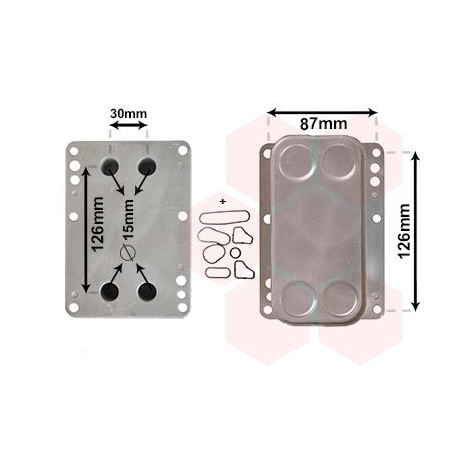Radiateur huile pour moteur