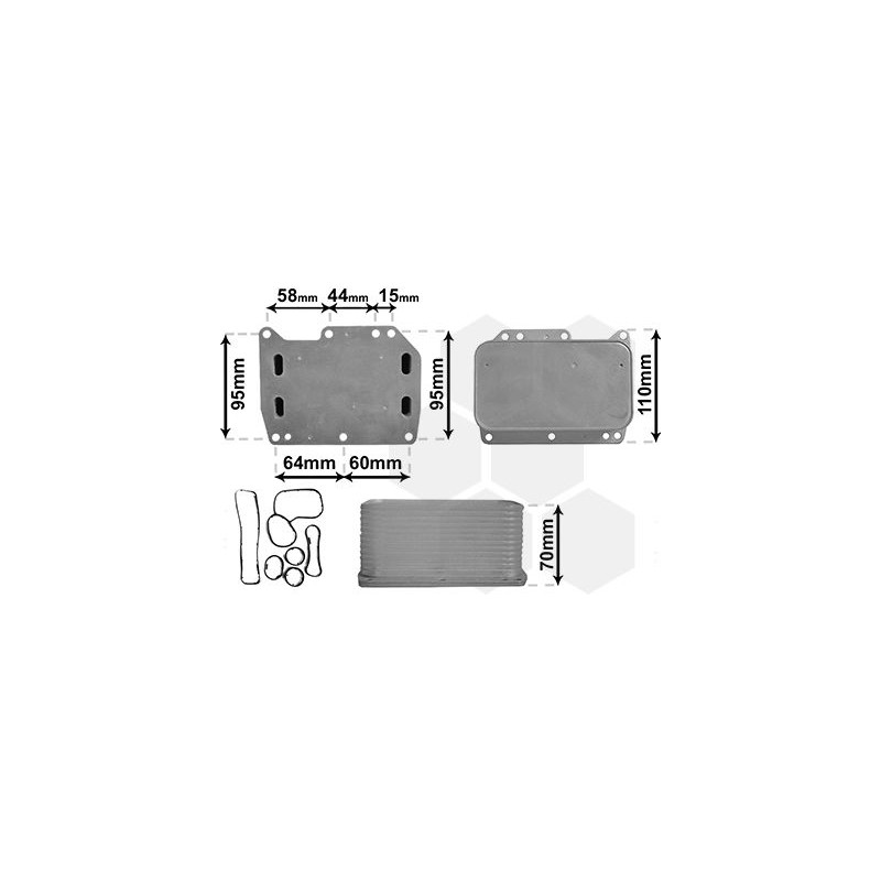Radiateur huile pour moteur