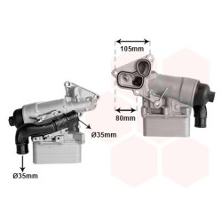 Radiateur huile pour moteur