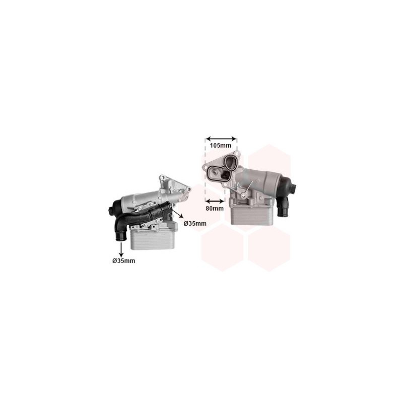 Radiateur huile pour moteur