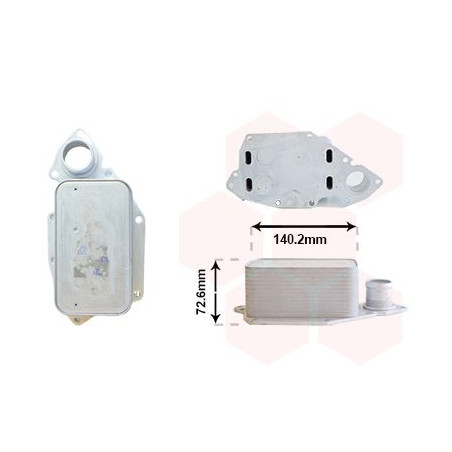 Radiateur huile pour moteur