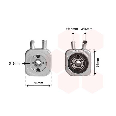 Radiateur huile pour moteur