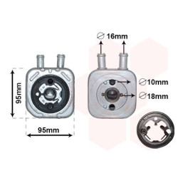Radiateur huile pour moteur