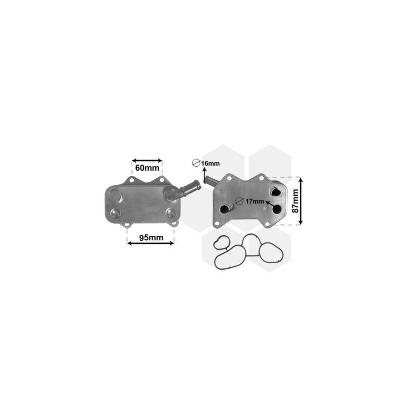 Radiateur huile pour moteur