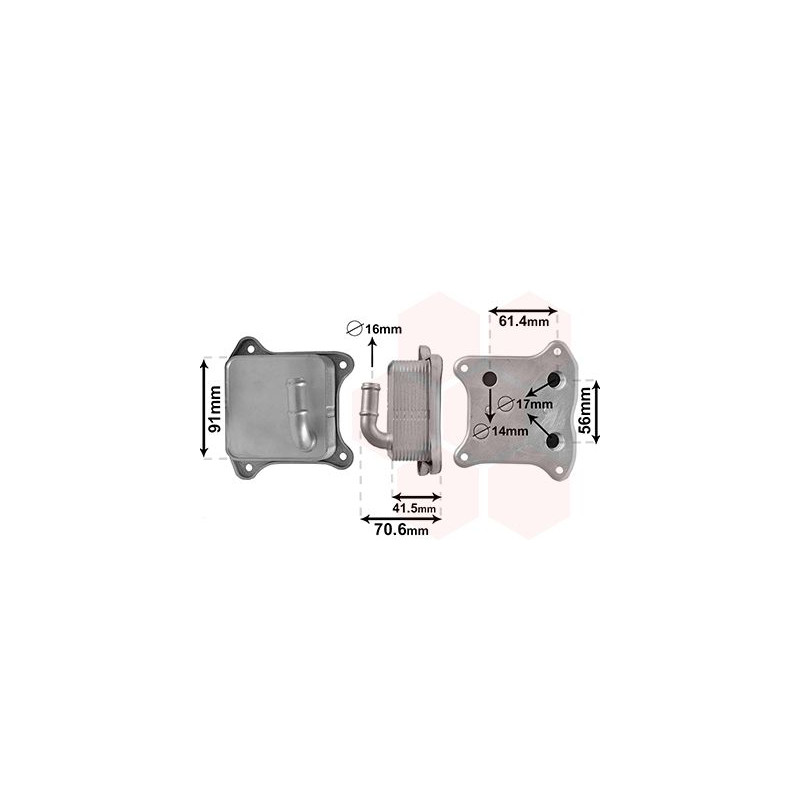 Radiateur huile pour moteur