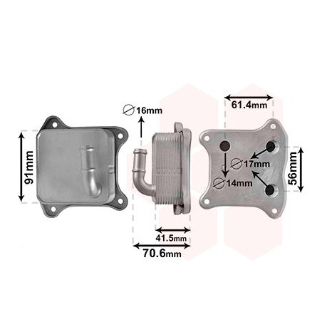 Radiateur huile pour moteur