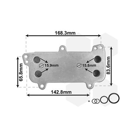 Radiateur huile pour moteur