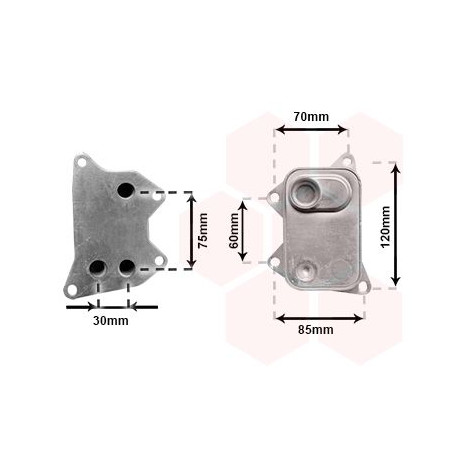 Radiateur huile pour moteur