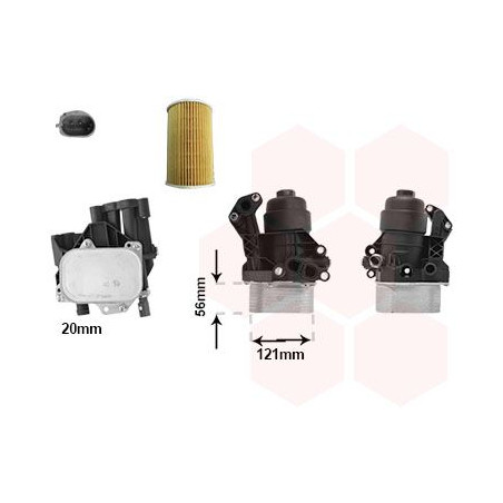 Radiateur huile pour moteur