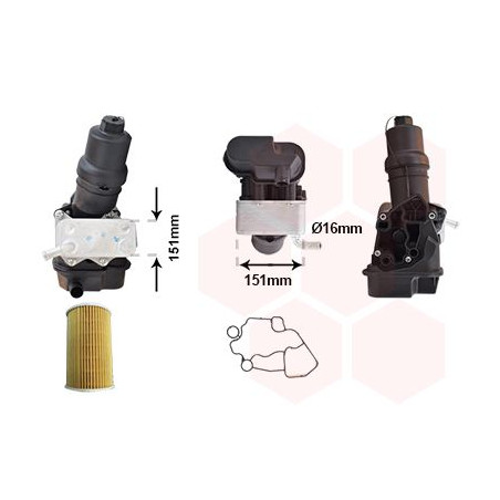 Radiateur huile pour moteur