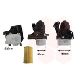 Radiateur huile pour moteur