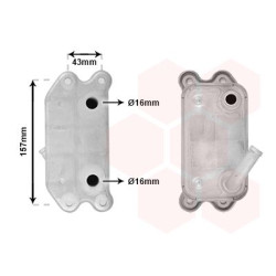 Radiateur huile pour moteur