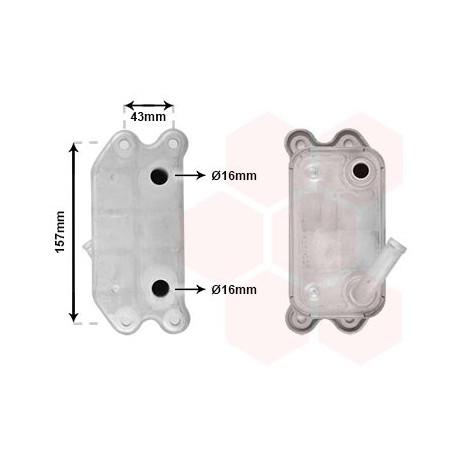 Radiateur huile pour moteur