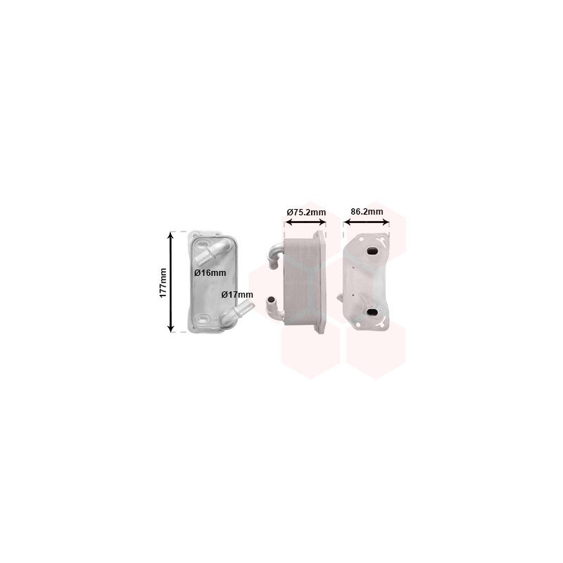 Radiateur huile pour moteur