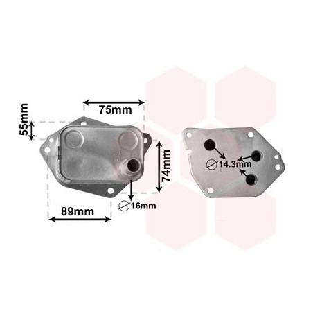Radiateur huile pour moteur