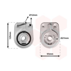 Radiateur huile pour moteur