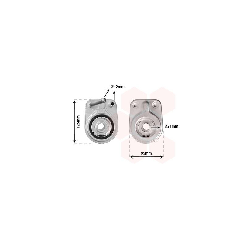 Radiateur huile pour moteur