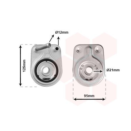Radiateur huile pour moteur
