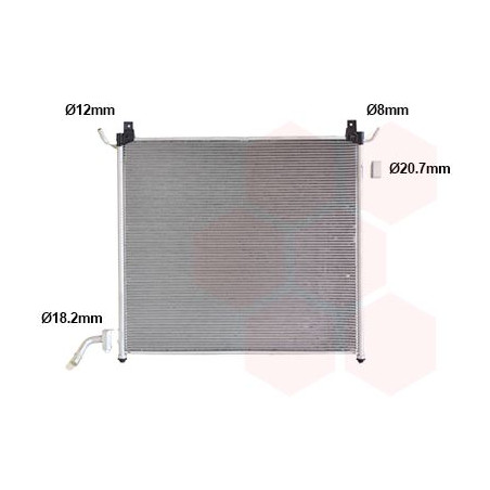 Radiateur pour intercooler refroidi à eau
